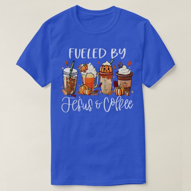 Lustigt av Coffee Jesus Caffeine Älskare tack T Shirt (Design framsida)