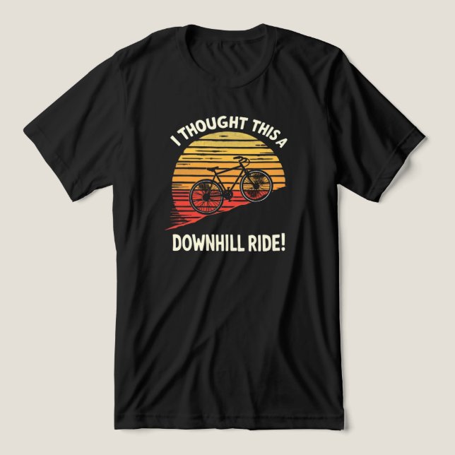 Lustigt Äventyr-cykelcitat för Älskare utomhus T Shirt (Design Framsida)