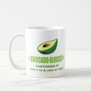 Lustigt Avocado Älskare Kaffemugg