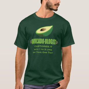 Lustigt Avocado Älskare T-shirt