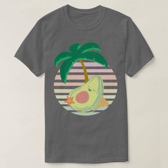 lustigt avocado i kärlek avocado nice avocado på b t shirt (Design framsida)