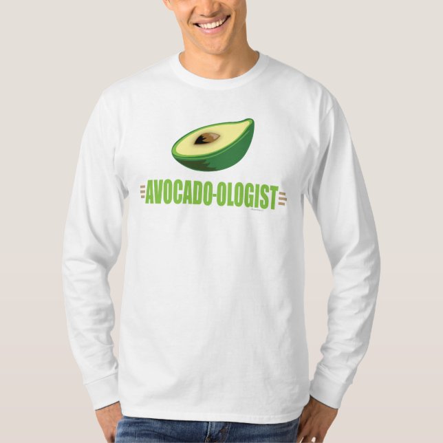 Lustigt Avocado T Shirt (Framsida)
