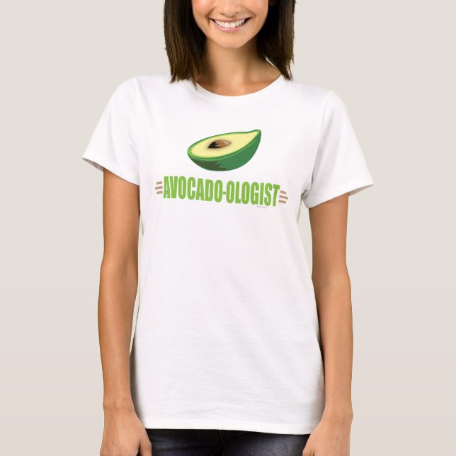 Lustigt Avocado T Shirt (Framsida)