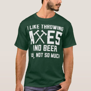 Lustigt ax-rök och öl-dryck.. Jag gillar axer A T Shirt