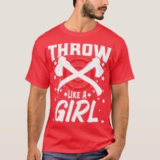 Lustigt Ax Thrower Thrower Thrower Ax Älskare Thro T Shirt