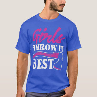 Lustigt Ax Throwing Gift Ax Thrower Girls kastar d T Shirt