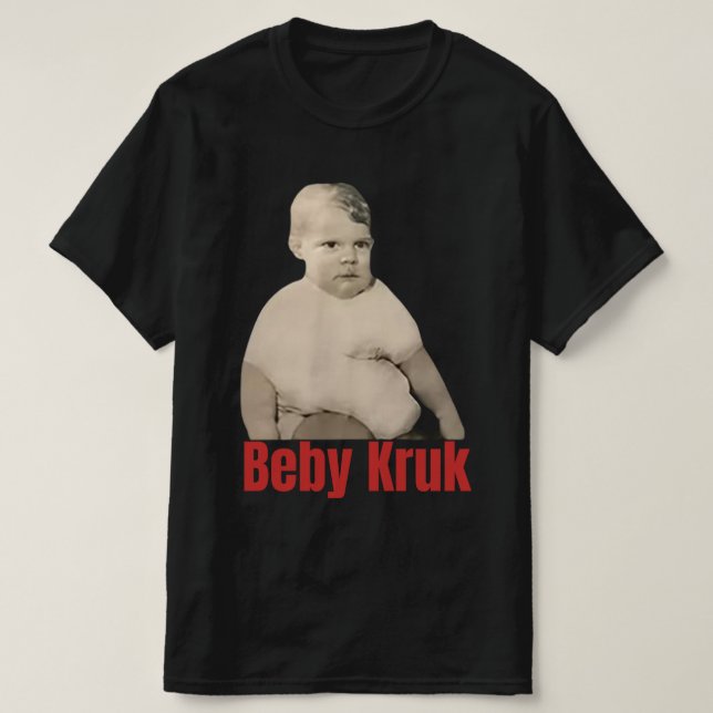 Lustigt Baby Kruk-skjorta, Baby Kruk manar T Shirt (Design framsida)