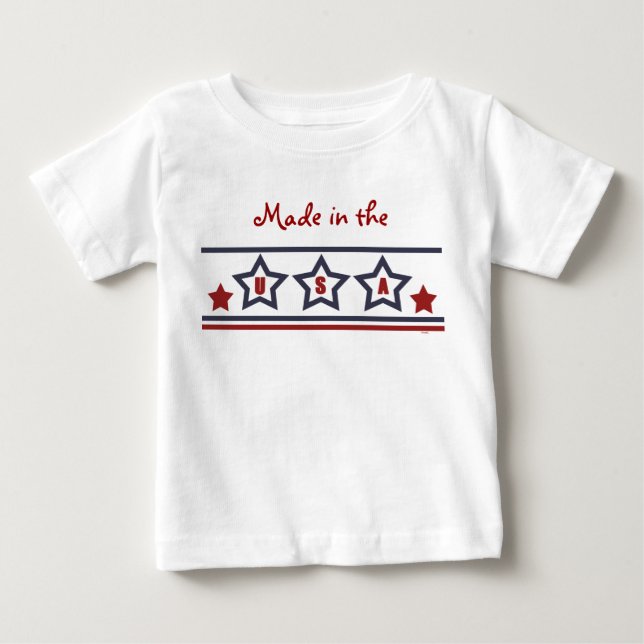 Lustigt Baby-märke i USA Tröja (Framsida)