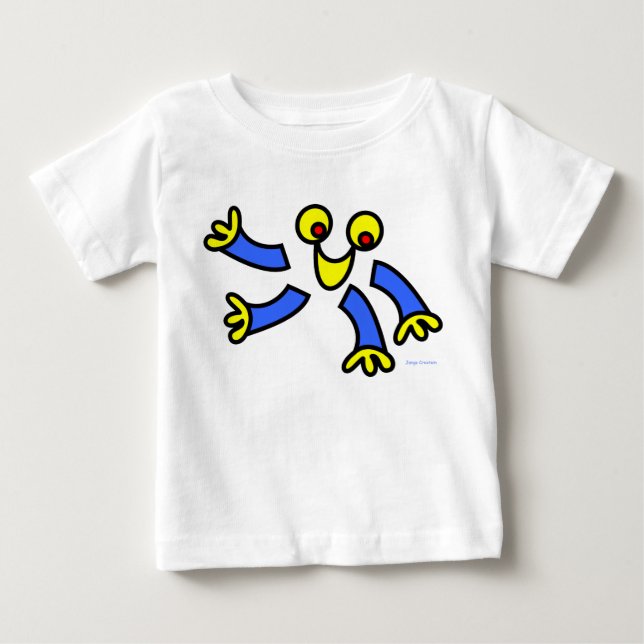 lustigt baby-skjortor tee (Framsida)