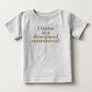 Lustigt baby tshirt. Slacker baby T Shirt