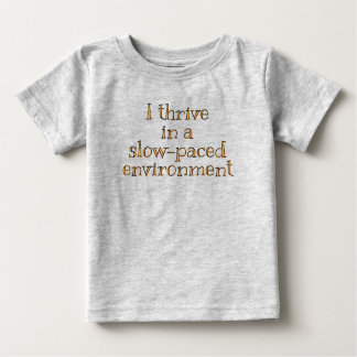 Lustigt baby tshirt. Slacker baby T Shirt