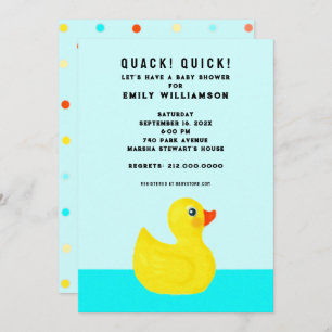 Lustigt babyskor inbjudningar