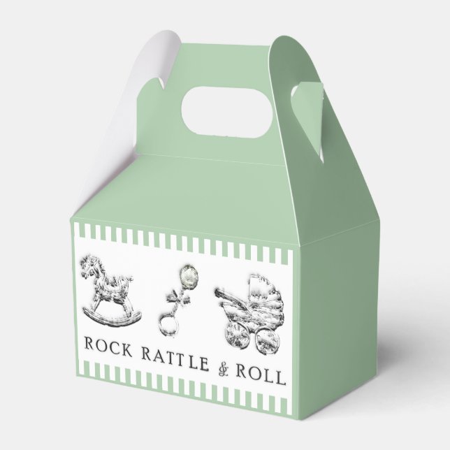 Lustigt babyskor presentaskar (Baksidan Sidan)