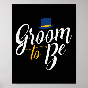 Lustigt Bachelor Party Groom att vara Stag Bröllop Poster
