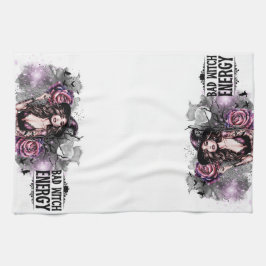 Lustigt Bad Witch Energy Kökshandduk