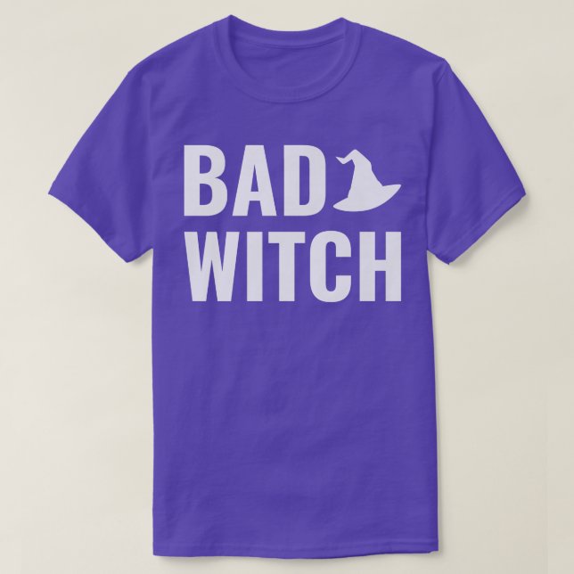 Lustigt Bad Witch Halloween 3600360 T Shirt (Design framsida)