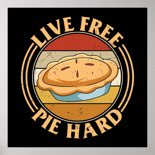 lustigt bagerikonst paj älskare ord poster (Framsidan)