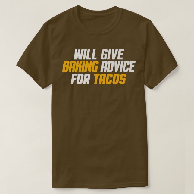 Lustigt, Baker, Konditorichef Chef Will Ge Baking  T Shirt (Design framsida)