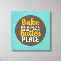 Lustigt Baking Bakery Typography Retro Wall Art