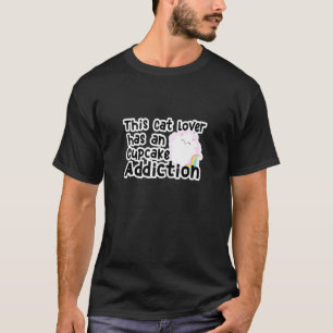 Lustigt Baking Cat Cuptårta Älskare och Baker Idea T Shirt