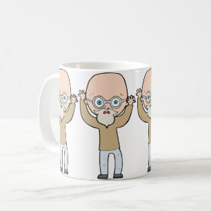 Lustigt bald Man Kaffemugg