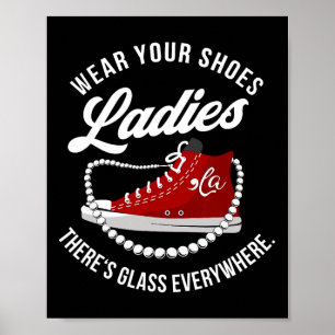 Lustigt Bära Dam! Glass överallt Poster