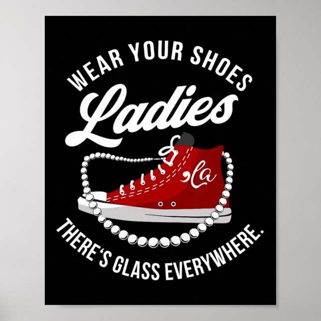 Lustigt Bära Dam! Glass överallt Poster (Framsidan)