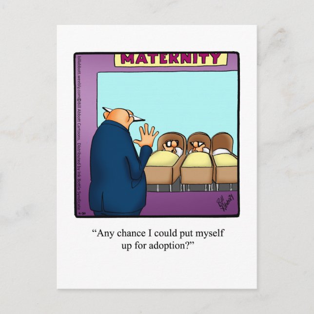 Lustigt bara för vykort för döttrar (Framsida)