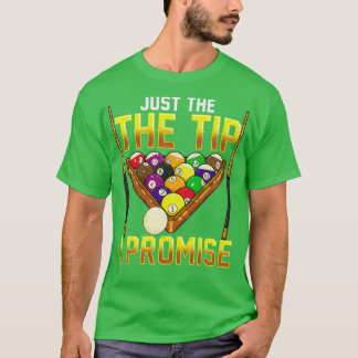 Lustigt, bara Tip I lovar Bassäng Billiards Pun T Shirt