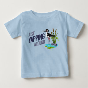 Lustigt bara Yapping Around Black necked Stilt T Shirt