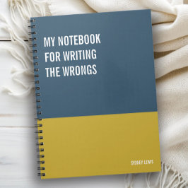 Lustigt bärbar dator, Humous Writing Pad Journal,  Anteckningsbok