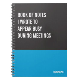 Lustigt bärbar dator, Humous Writing Pad Journal,  Anteckningsbok