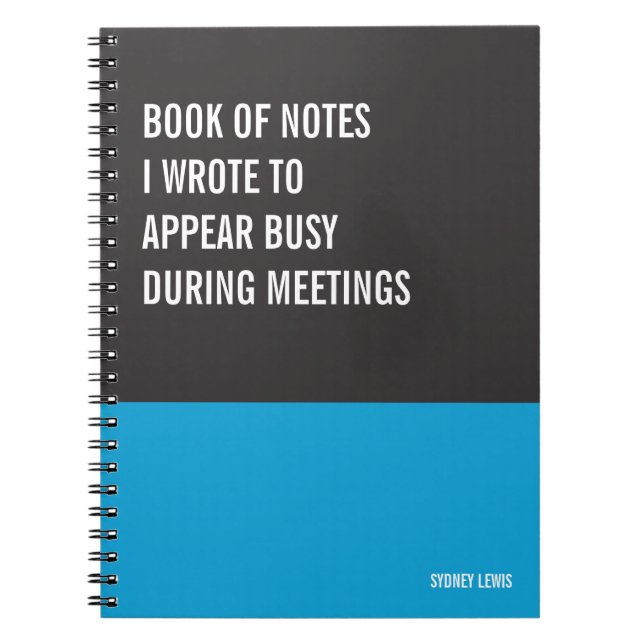 Lustigt bärbar dator, Humous Writing Pad Journal,  Anteckningsbok (Framsidan)