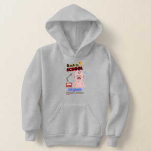 lustigt barn, hoodie sweatshirt "BACK TO SCHOOL" T Shirt
