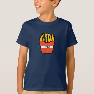 Lustigt barn t-shirt som firar fry dag