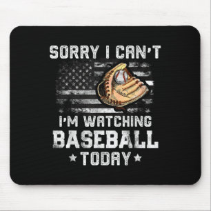 Lustigt Baseball Boys Förlåt att jag inte kan titt Musmatta
