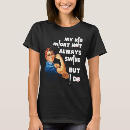 Lustigt Baseball Mamma MY KID KANSKE INTE ALLTID S T Shirt