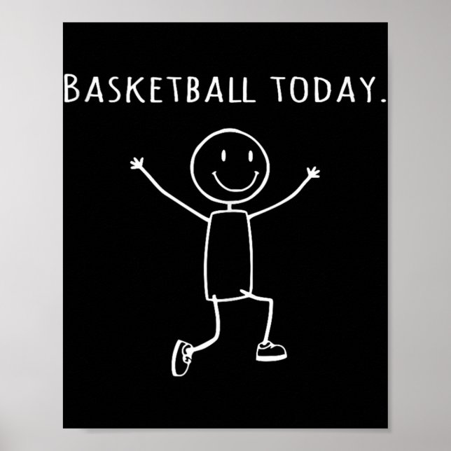 Lustigt basket i dag, håll upp det personliga leda poster (Framsidan)