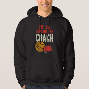 Lustigt Basketball Coach Gag Hoodie