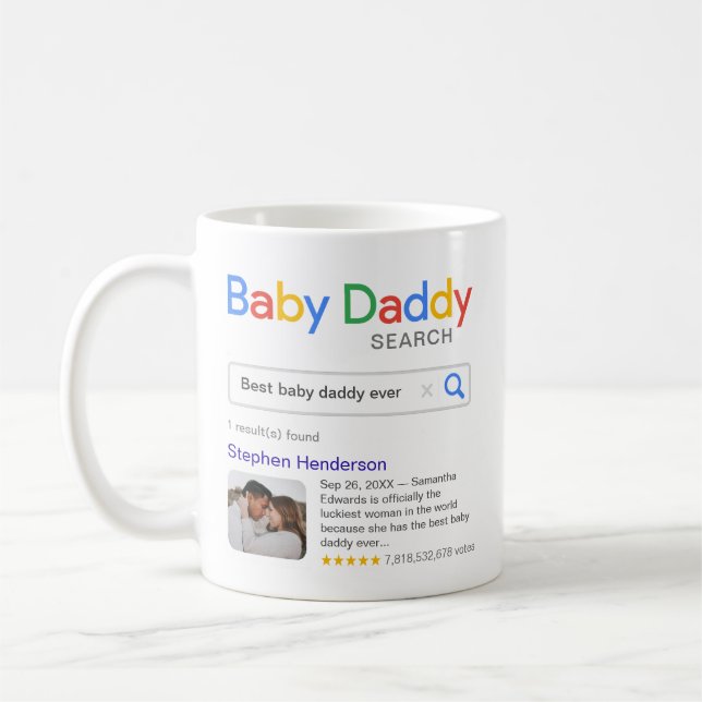 Lustigt bästa Baby-sökresultat med foto Kaffemugg (Vänster)