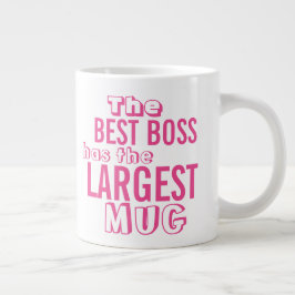 Lustigt bästa Rosa-offerten Chef Big Mugg - Kontor Jumbo Mugg
