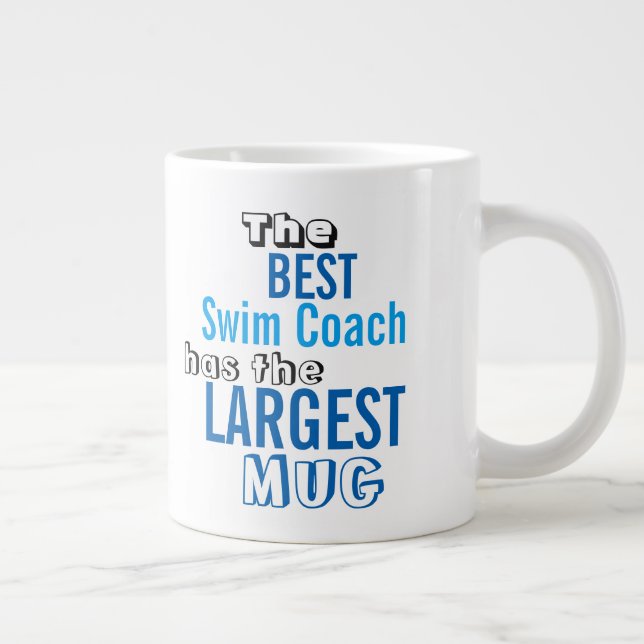 Lustigt bästa SIMMA COACH Big Mugg Tränar offert Jumbo Mugg (Höger)
