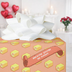 Lustigt Battenberg för att du är så söt Mönster Presentpapper