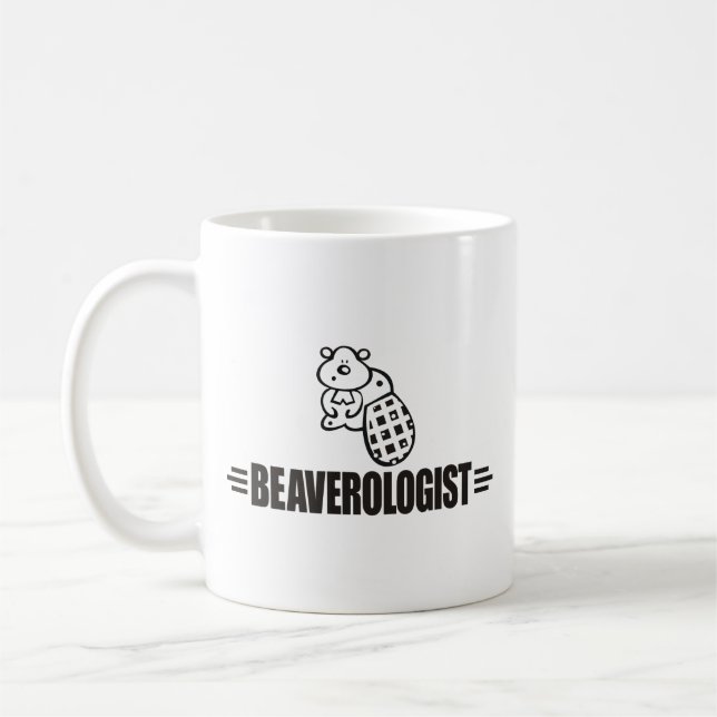 Lustigt bäver kaffemugg (Vänster)