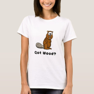 Lustigt bäver t shirt