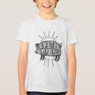 Lustigt Bbq-grafik.. Jag gillar min knölgummi och T Shirt