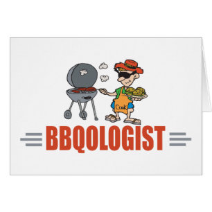 Lustigt BBQ Hälsningskort