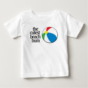 Lustigt Beach Bum med Beach Boll T Shirt