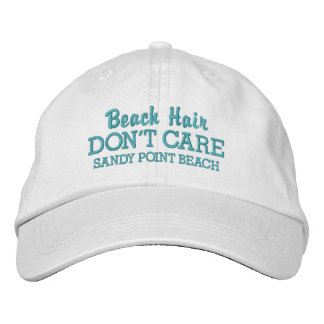 Lustigt Beach Hair aktar inte Anpassningsbar Beach Broderad Keps