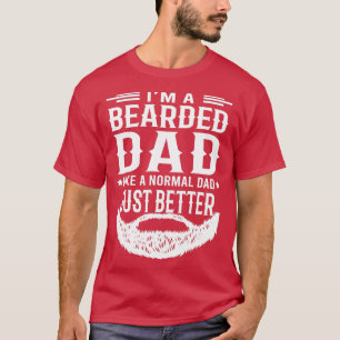 Lustigt Beard-citat Ix27m A Bearded Pappa som Norm T Shirt